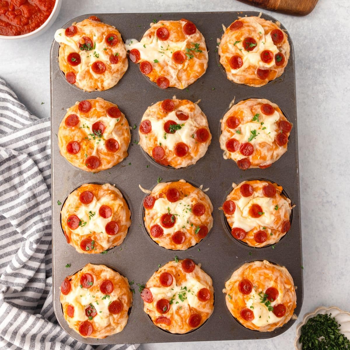 Pizza Cupcake