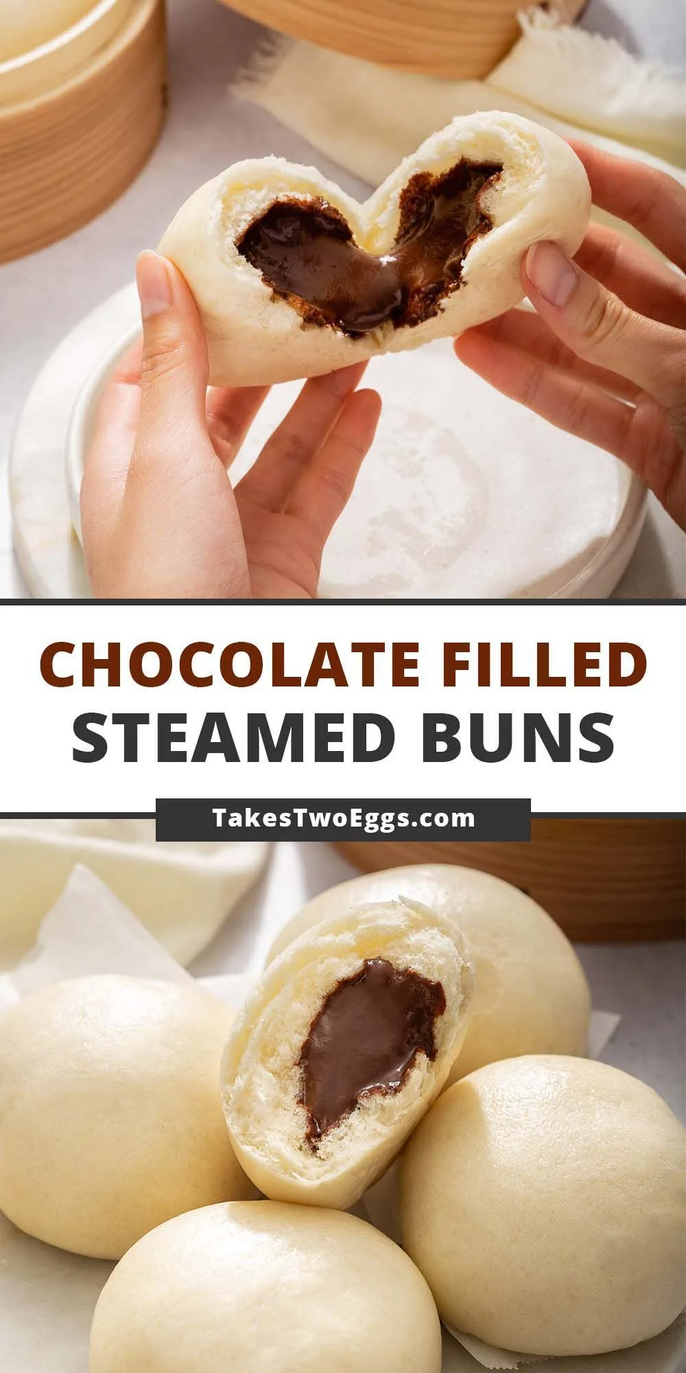 Steamed Chocolate Bao Buns